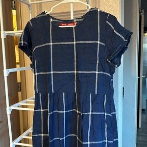 Pyne Smith windowpane dress